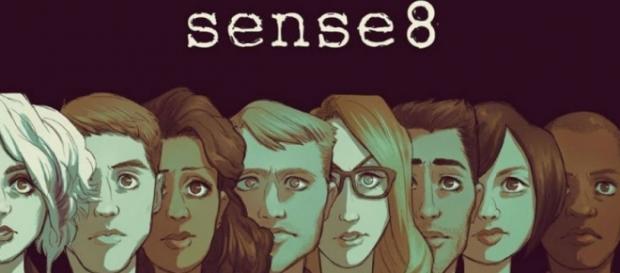 Cartel de la serie original de Netflix, Sense8 Cartel de la serie original de Netflix, Sense8