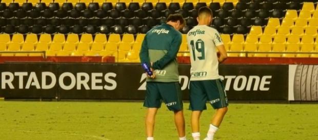 Cuca poupou vários titulares na partida diante do Grêmio. (Foto: Reprodução) Cuca poupou vários titulares na partida diante do Grêmio. (Foto: Reprodução)