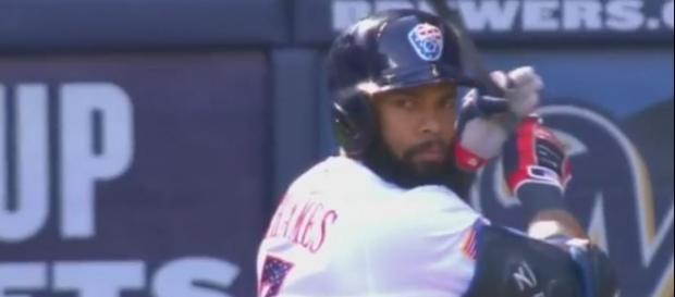 Thames in action - Image via Youtube screencap/ MLB channel Thames in action - Image via Youtube screencap/ MLB channel