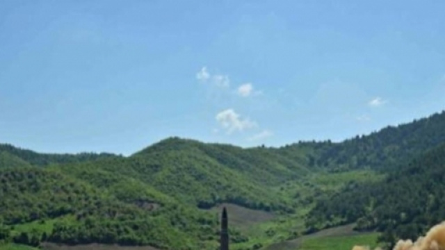 Hwasong-14 missile balistico intercontinentale lanciato dalla Corea del Nord