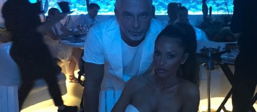 Alessandro Moggi e Raffaella Fico in vacanza a Mykonos