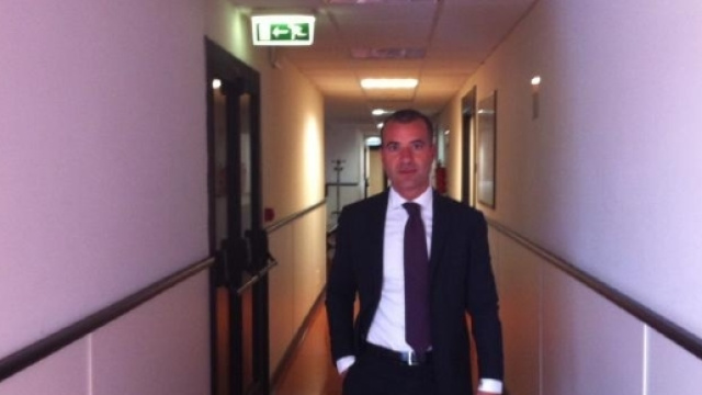 Il presidente onorario del Lecce, Saverio Sticchi Damiani.