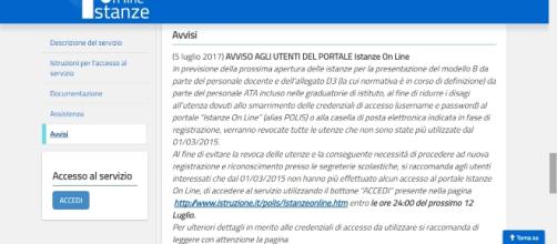 Accesso Istanzeonline Entro 1207 Avviso Miur Pena Revoca