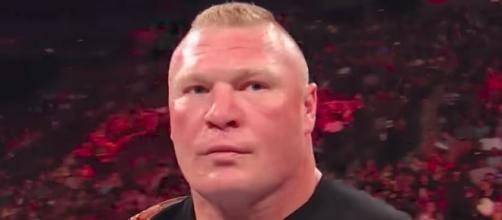 Brock Lesnar defends the WWE Universal Championship at Sunday's 'Great Balls of Fire' 2017 PPV. [Image via WWE/YouTube]