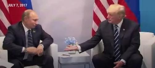 Donald Trump and Vladimir Putin, via YouTube