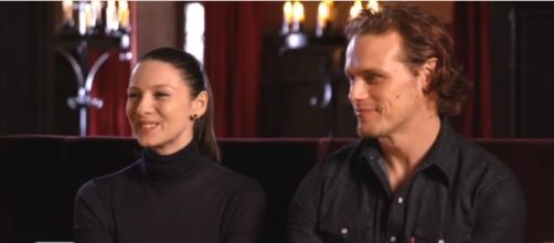 'Outlander' Stars Sam Heughan and Caitriona Balfe Answer Your Biggest Fan Questions! - Entertainment Tonight/YouTube