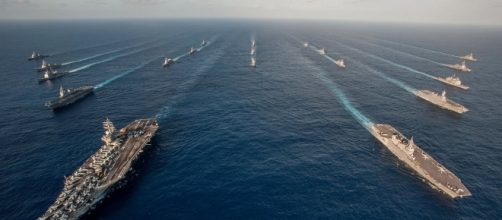 US sent small armada to South China Sea (image Credit: businessinsider.com)