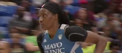 WNBA MVP candidate Sylvia Fowles recorded 20 points in Minnesota's win over L.A. on Thursday night. [Image via WNBA/YouTube]