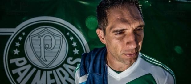 Defensor se tornou ídolo e é o jogador mais antigo do elenco palmeirense (Foto: Reprodução) Defensor se tornou ídolo e é o jogador mais antigo do elenco palmeirense (Foto: Reprodução)
