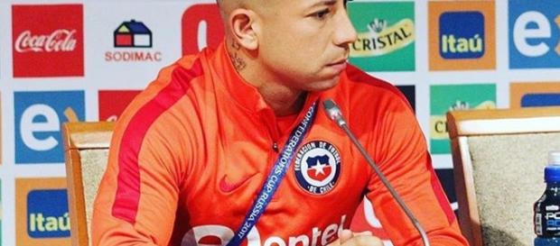 Meia Chileno Léo Valencia, que está negociando com o Vasco Meia Chileno Léo Valencia, que está negociando com o Vasco