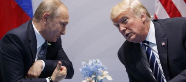 Vladimir Putin e Donald Trump em Hamburgo No Djemberém - blogspot.com Vladimir Putin e Donald Trump em Hamburgo No Djemberém - blogspot.com