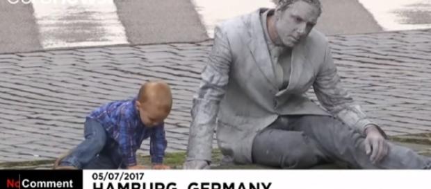 'Zombie March' hits Hamburg ahead of G20 summit (Image credit No Comment TV/ Youtube 'Zombie March' hits Hamburg ahead of G20 summit (Image credit No Comment TV/ Youtube