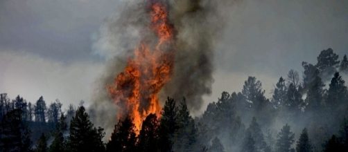 Fire in in Waldo Canyon, Colorado Springs June 2012 (wkimediacommons)