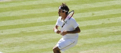 Roger Federer vs Grigor Dimitrov / Photo via alphababy, www.flickr.com