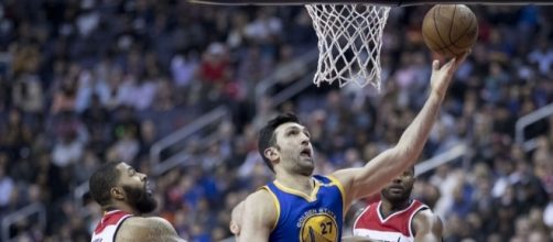 Zaza Pachulia Warriors at Wizards 2/28/17 by author Keith Allison via Flickr
