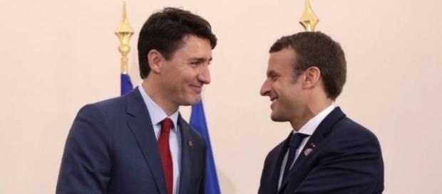 Macron et Trudeau font le show à Hambourg Macron et Trudeau font le show à Hambourg