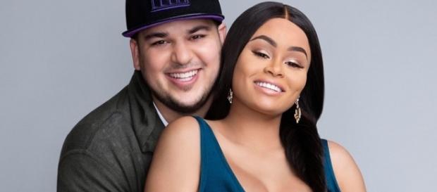 Robert Kardashian y Blac Chyna Robert Kardashian y Blac Chyna