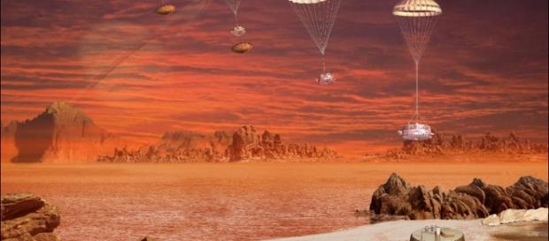 Scientists have measured the waves on Titan's methane lakes - Photo: NASA Scientists have measured the waves on Titan's methane lakes - Photo: NASA