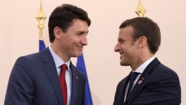 Macron et Trudeau font le show à Hambourg