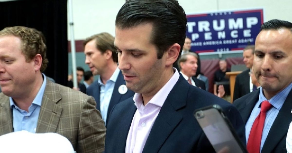 Fbi Should Investigate Donald Trump Jr For Associating With Russia