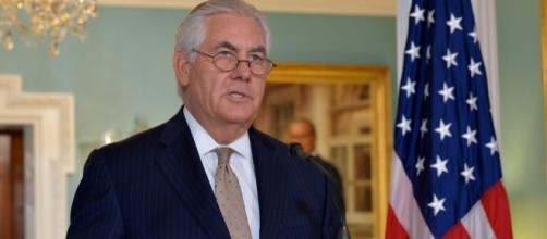 Secretary of State Rex Tillerson at State Department / [Image by U.S. Department of State via Flickr, U.S. Government Work]