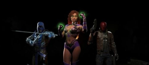 Starfire is the third and final character in the "Injustice 2" DLC called "Fighter Pack 1." [Photo via YouTube/Injustice]