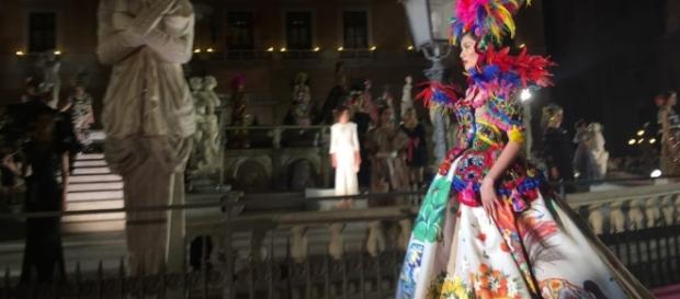 Dolce&Gabbana, sfilata di Alta Moda a Piazza Pretoria Dolce&Gabbana, sfilata di Alta Moda a Piazza Pretoria