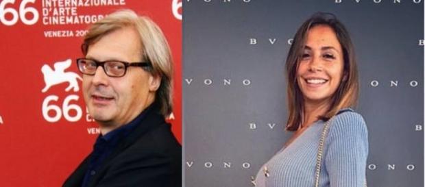 Vittorio Sgarbi e Malena la pugliese Vittorio Sgarbi e Malena la pugliese