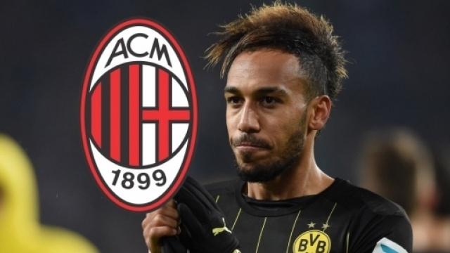 News calciomercato Milan Aubameyang