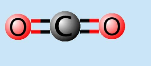 CO2 molecule (Gerry Garcia/Wikimedia)