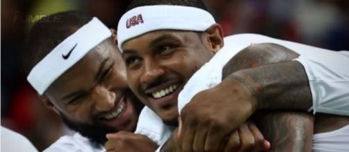 DeMarcus Cousins and Carmelo Anthony might become teammates not only in the US Basketball team but in an NBA team - The Fumble / YouTube