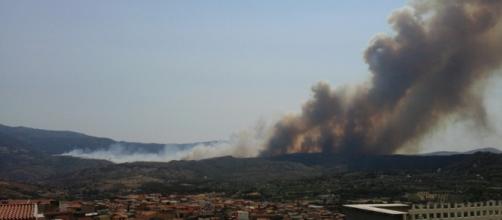 Incendio ad Arbus (photo credit: sardiniapost.it)
