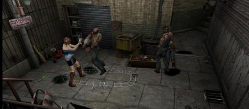 Play as Jill Valentine and escape Raccoon City in 'Resident Evil 3'. (image source: YouTube/Free Emulator)