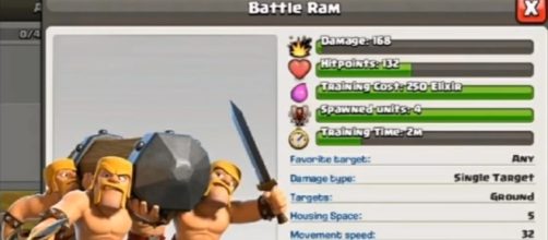 "Clash of Clans" will introduce the Battle Ram as part of its 5th-year Anniversary Event - YouTube/World of Clash - Clash of Clans
