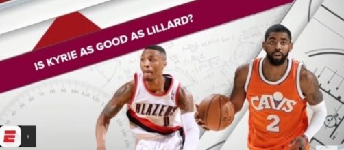 Damian Lillard and Kyrie Irving might switch teams if the Trail Blazers and Cavs decides to a trade deal - ESPN / YouTube