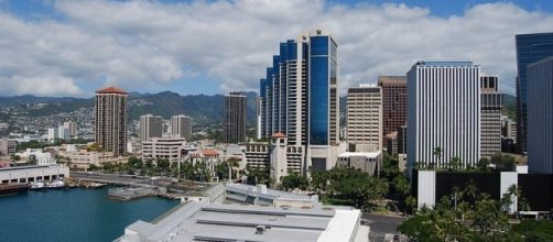 Downtown view of Honolulu (credit – Janine – wikimediacommons)