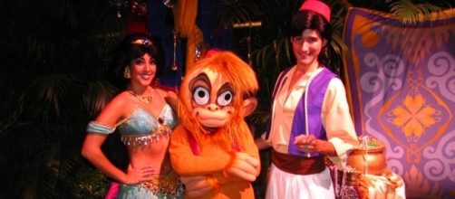 Jasmine, Aladdin and Abu at Mickey's Not-So-Scary Halloween Party - Loren Javier (Flickr)
