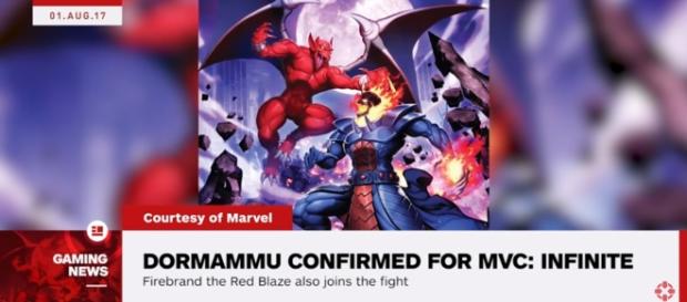 Dormammu and Firebrand Join Marvel vs. Capcom: Infinite - IGN News - YouTube/IGN News Dormammu and Firebrand Join Marvel vs. Capcom: Infinite - IGN News - YouTube/IGN News