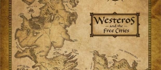 Mapa de Westeros e Cidades Livres Mapa de Westeros e Cidades Livres
