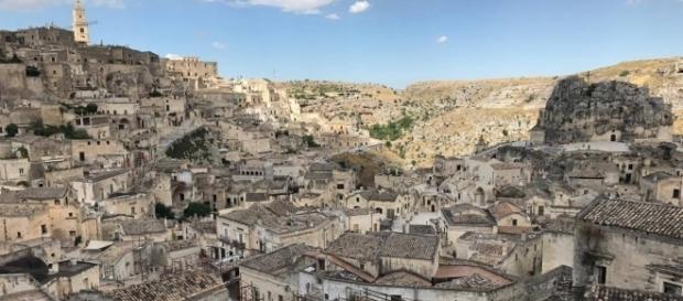 Matera vista dal Belvedere di Piazzetta Pascoli Matera vista dal Belvedere di Piazzetta Pascoli
