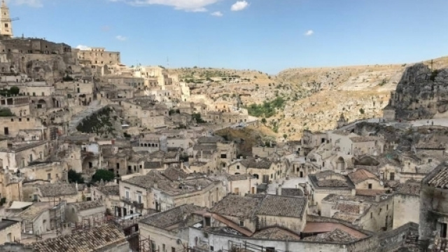 Matera vista dal Belvedere di Piazzetta Pascoli