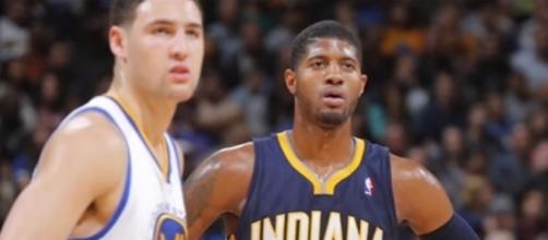 Paul George is seriously being considered by the Golden State Warriors next year. - Sports Illustrated / YouTube