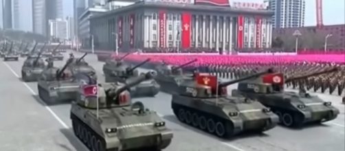 North Korea DPRK military parade / [Image screenshot from VSB Defense via YouTube:https://youtu.be/6og9iThqulw]