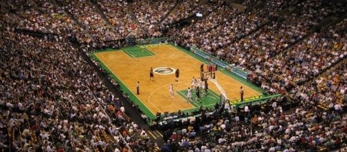 A game between Boston Celtics and Miami Heat. [Image via Rene Schwietzke/Wikimedia Commmons]