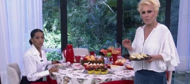 Ana maria Braga ainda se mostra chateada com Taís Araújo Ana maria Braga ainda se mostra chateada com Taís Araújo