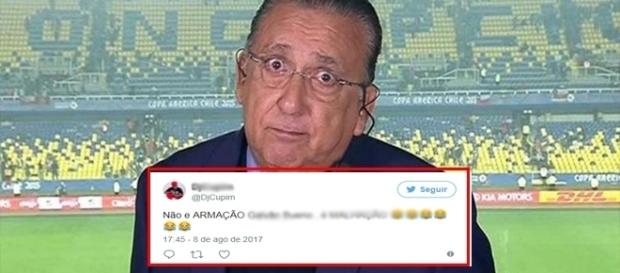 Galvão Bueno se confunde e chama "Malhação" de "Armação" ( Foto - Rede Globo ) Galvão Bueno se confunde e chama "Malhação" de "Armação" ( Foto - Rede Globo )