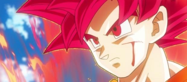Imagen de Goku dios rojo en Dragon Ball Super Imagen de Goku dios rojo en Dragon Ball Super
