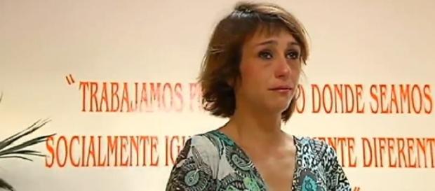 Juana Rivas en una de las comparecencias ante la prensa Juana Rivas en una de las comparecencias ante la prensa