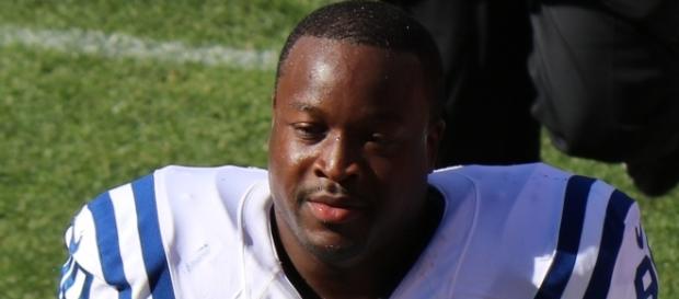 Kendall Langford, a player on the National Football League by Jeffrey Beall via Wikimedia Commons Kendall Langford, a player on the National Football League by Jeffrey Beall via Wikimedia Commons