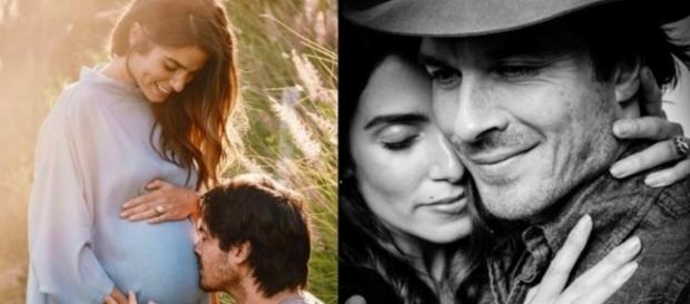 Nikki Reed e Ian Somerhalder estão esperando o primeiro filho (Fotos: Reprodução/Instagram) Nikki Reed e Ian Somerhalder estão esperando o primeiro filho (Fotos: Reprodução/Instagram)